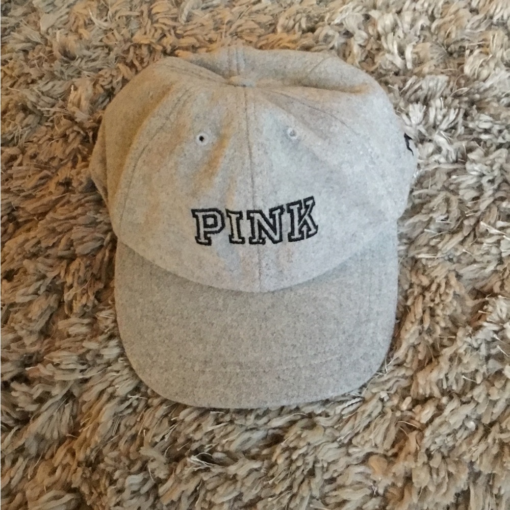 PINK Victoria's Secret Kids Grey Cap